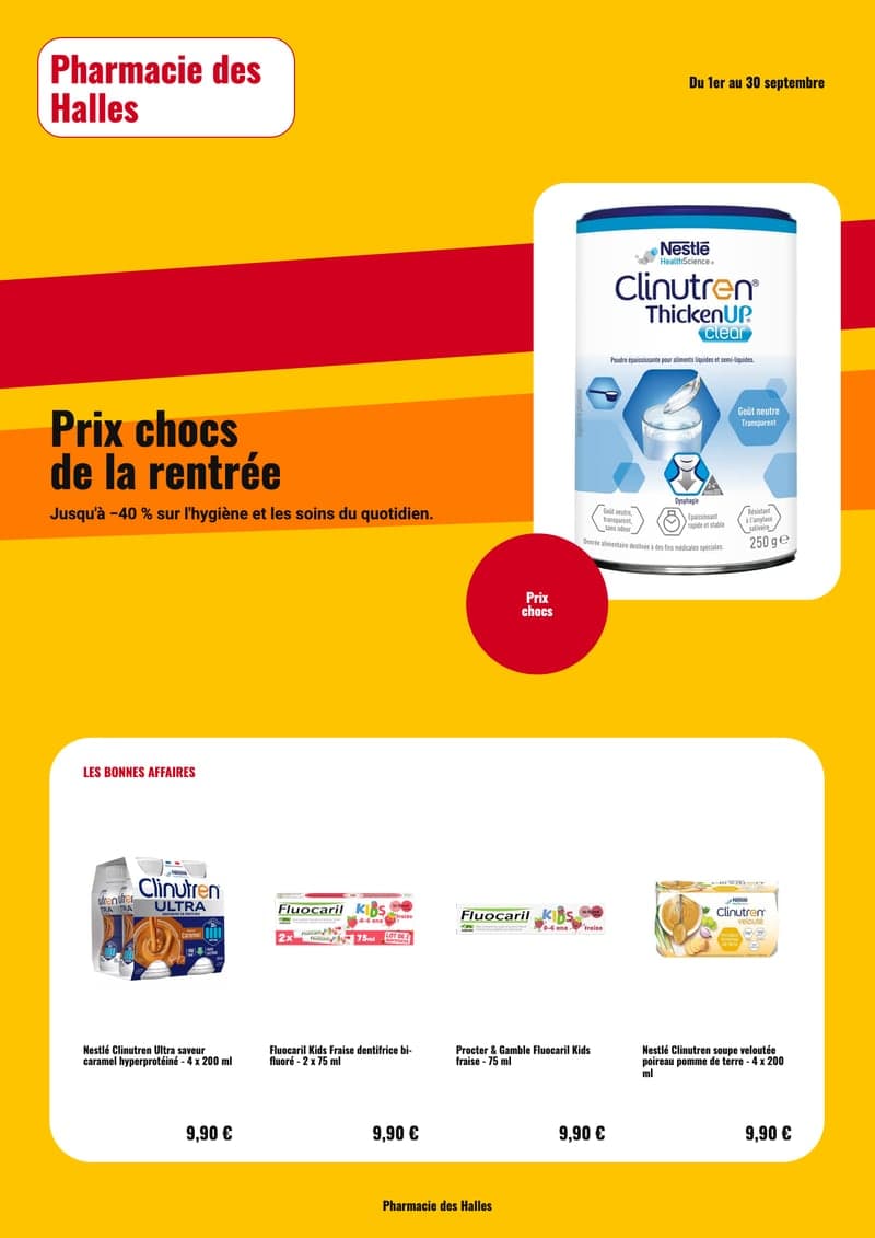 Couverture de catalogue — Promotions