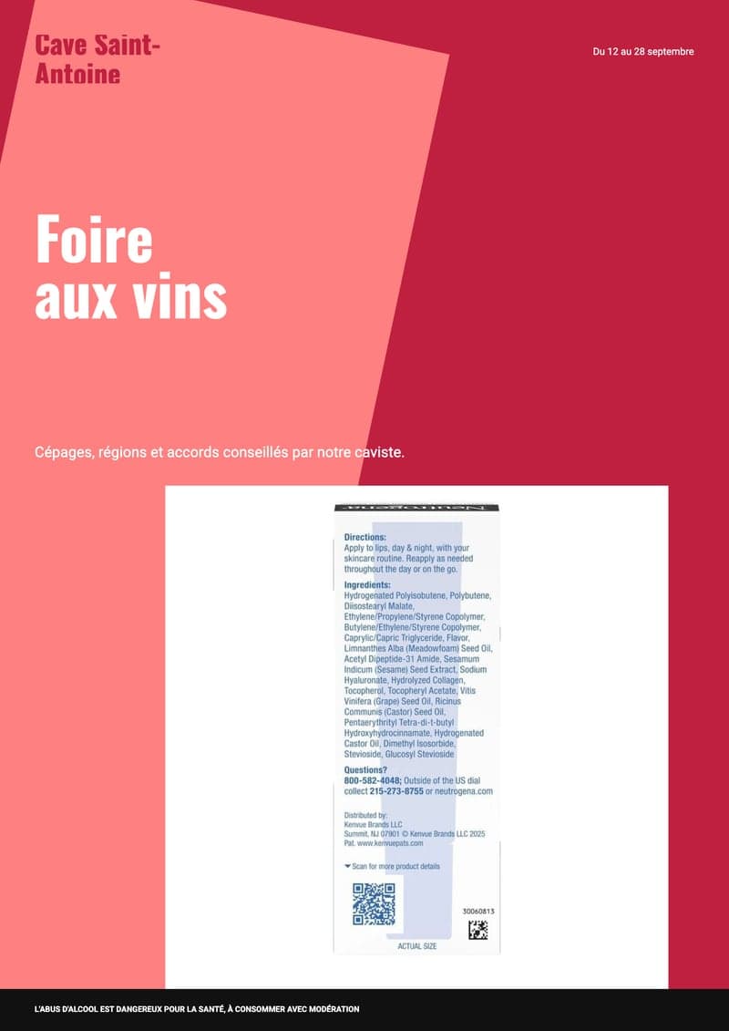 Couverture de catalogue — Cave