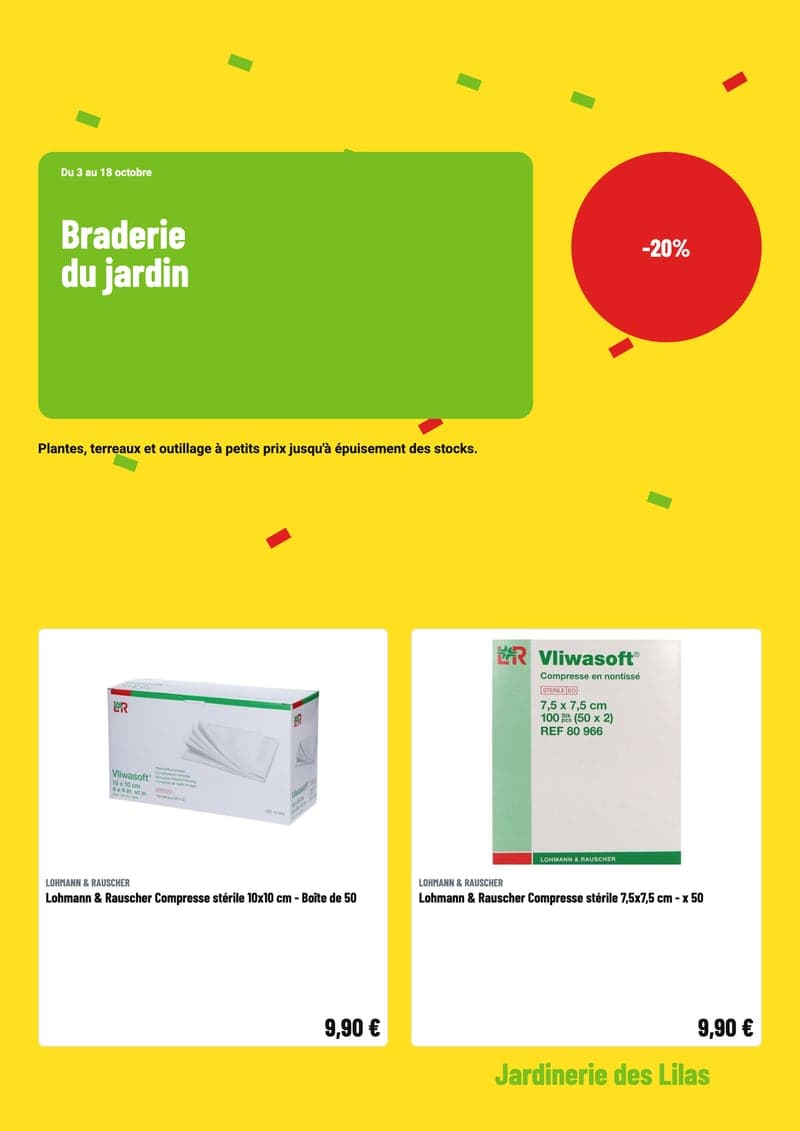 Couverture de catalogue — Jardinerie